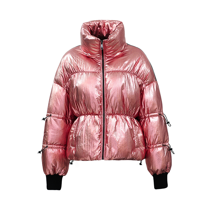 숙녀 matallic 따뜻한 코트 \/ 다운 재킷